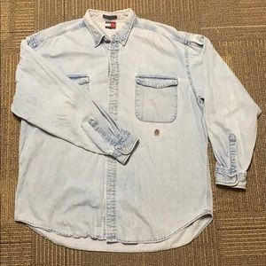 Vintage Tommy Denim Button Down